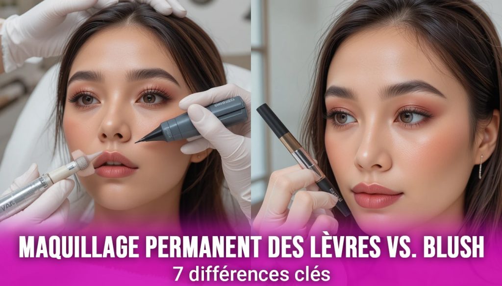 Maquillage Permanent des Lèvres ou Blush ? 7 Points Qui Les Distinguent