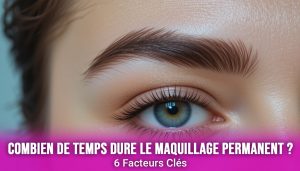 Durée du maquillage permanent : 6 facteurs qui influencent sa tenue